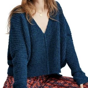 Free people moonbeam v-neck sweater